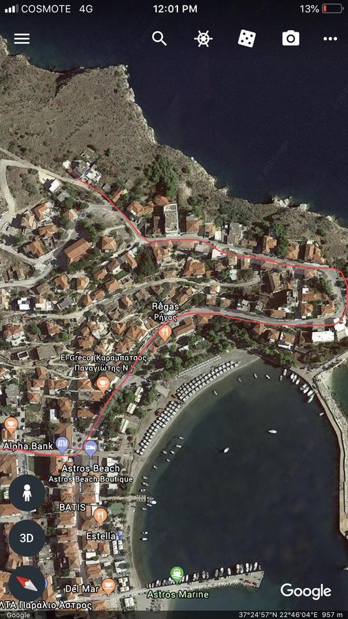 Villa Castle Sea View Parálion Ástros Exteriör bild